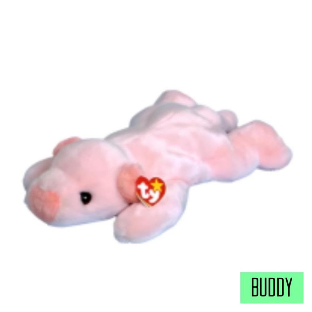 1998 Squealer the Pig Beanie BUDDY